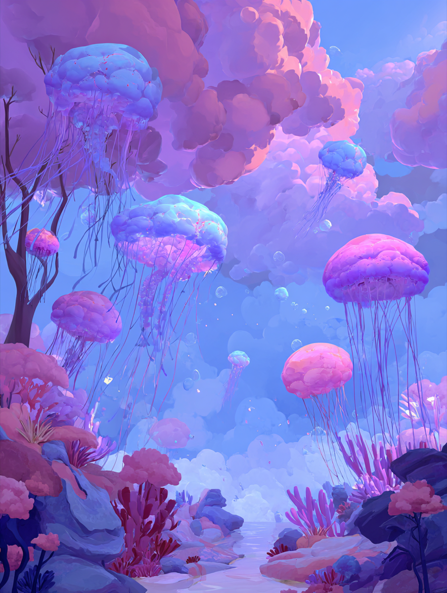 Jellyfish Puns - Cute cartoon jellyfish