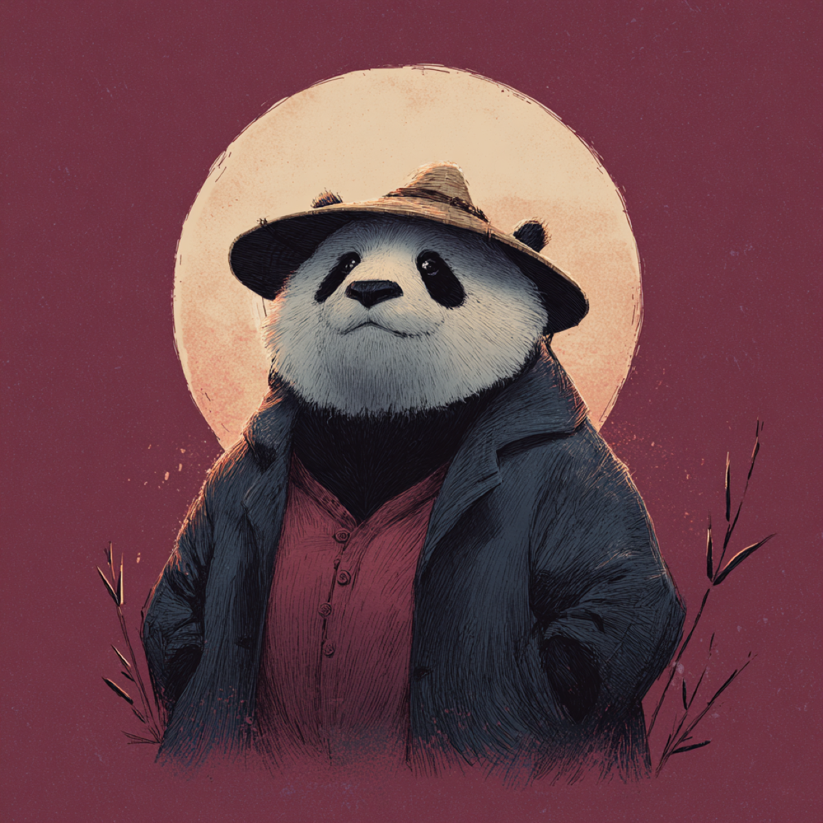 Panda Puns - A cute cartoon panda