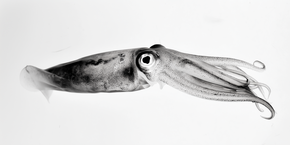 Squid Puns - A kawaii baby squid